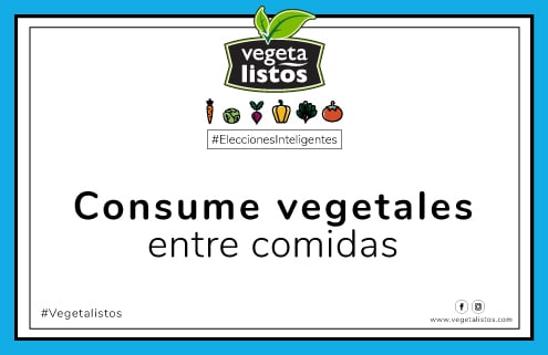Sep10 17 Consume vegetales entre comidas